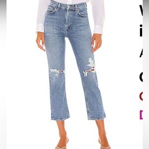 Agolde wilder straight cut jeans size 26